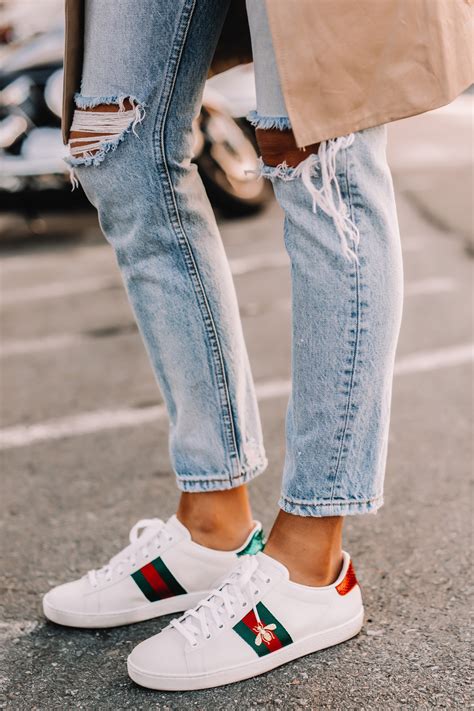 womens gucci sneakers outfit|gucci sneakers women sale.